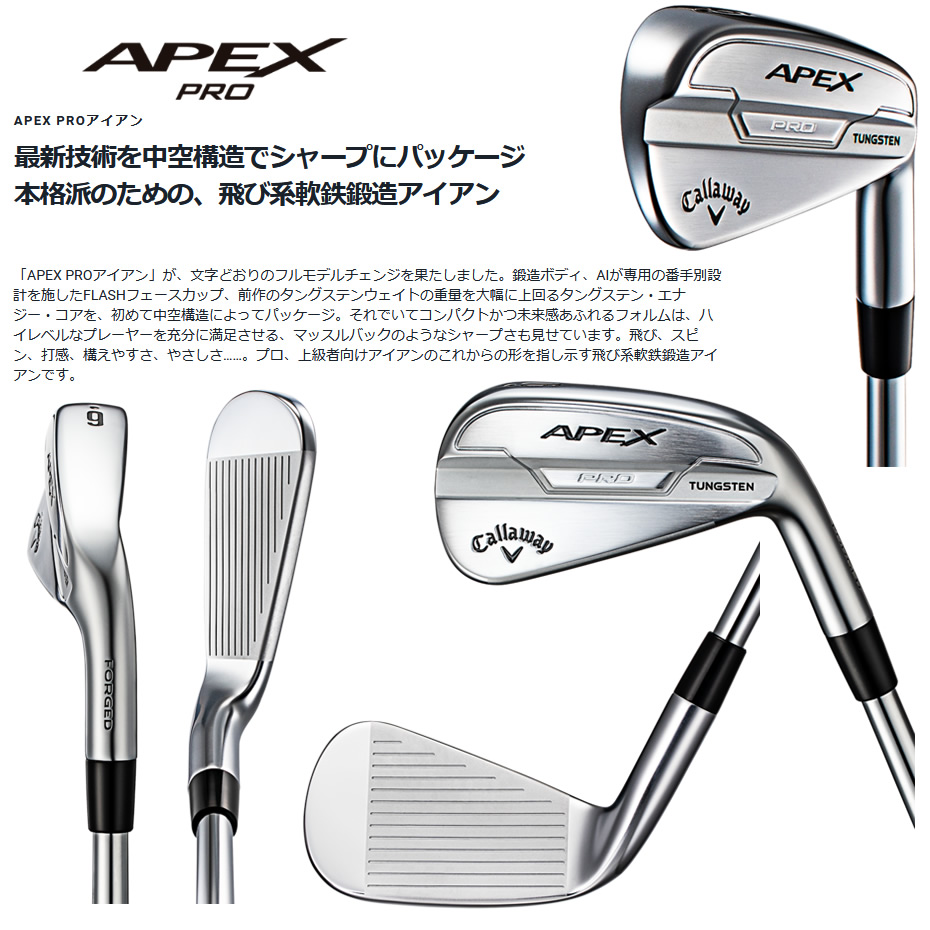 日本仕様 キャロウェイ セレクトストア限定 2021年 APEX PRO