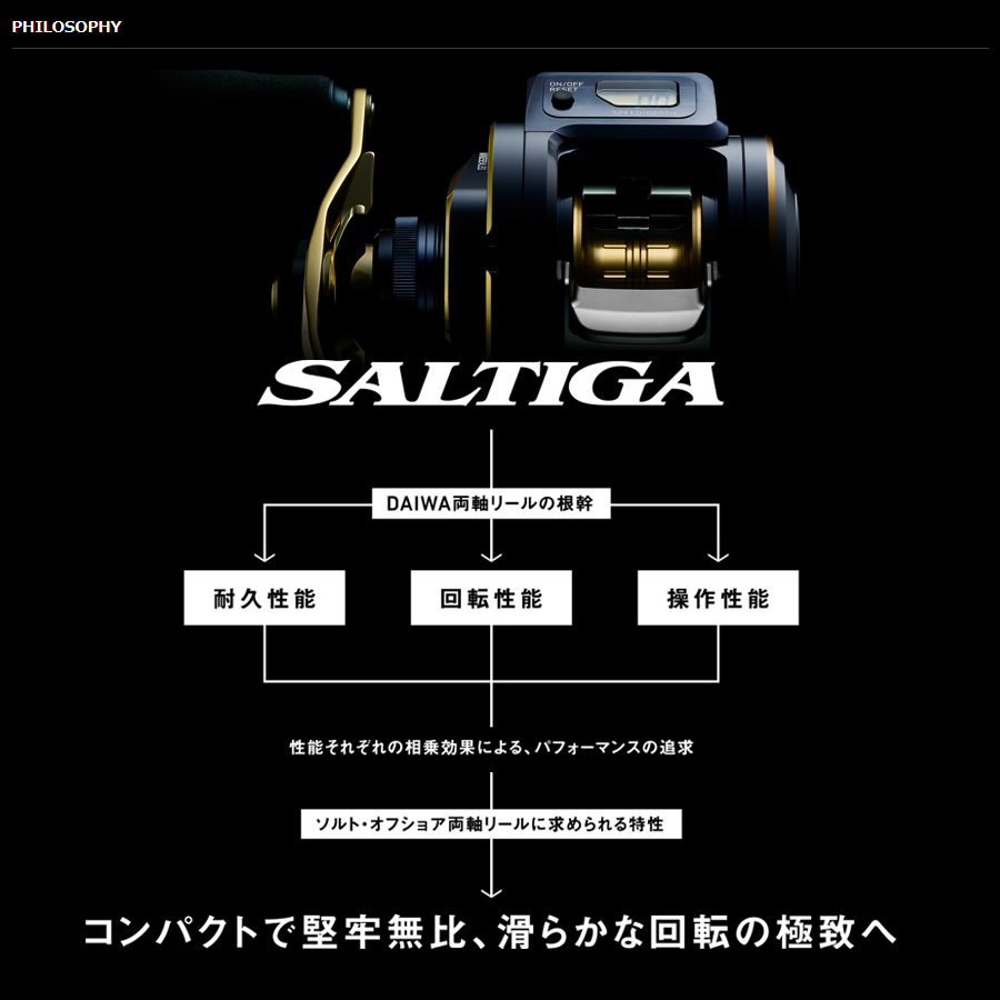 ダイワ 21 ソルティガIC 300-DH 釣り具 SALTIGA IC ベイトリール 右